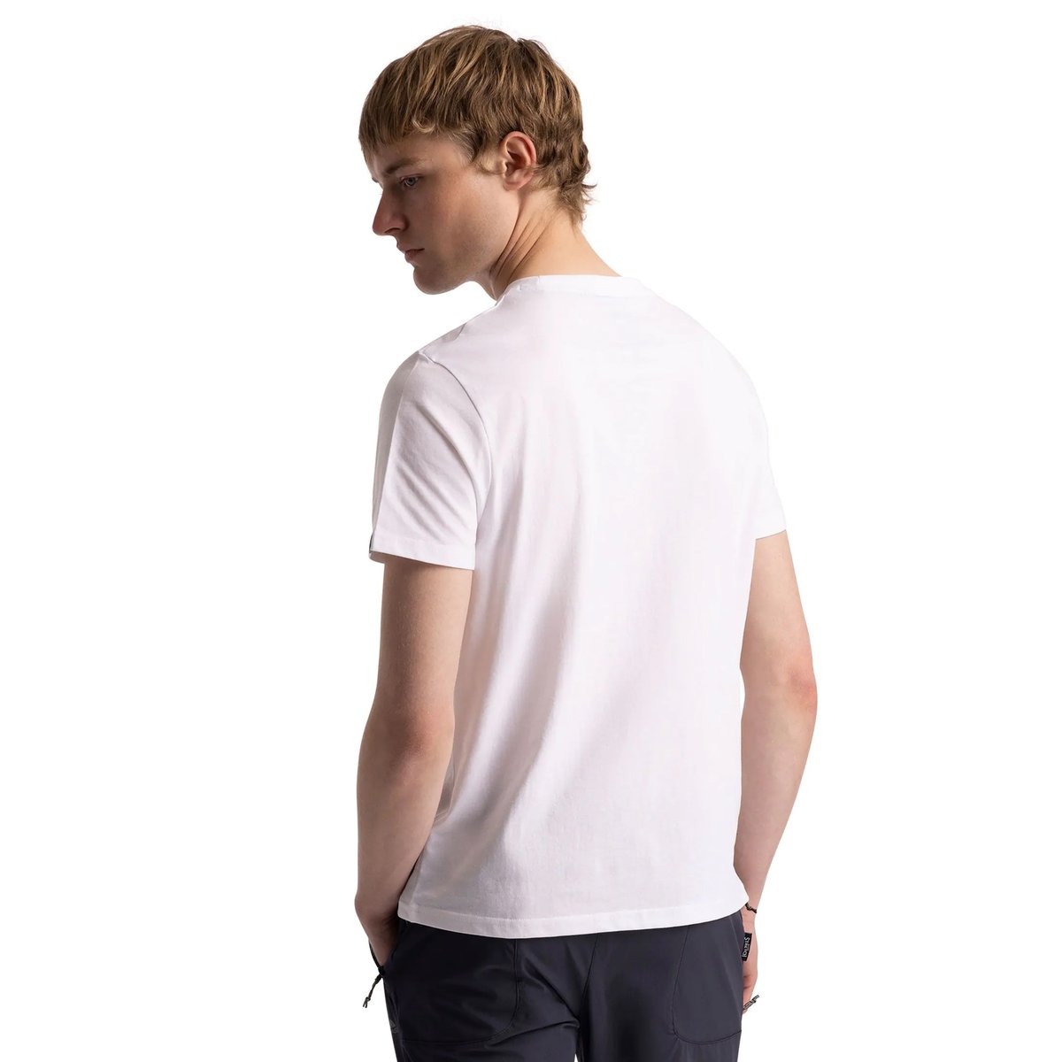 T-shirt motif/style camping HORTON blanc, TRESPASS