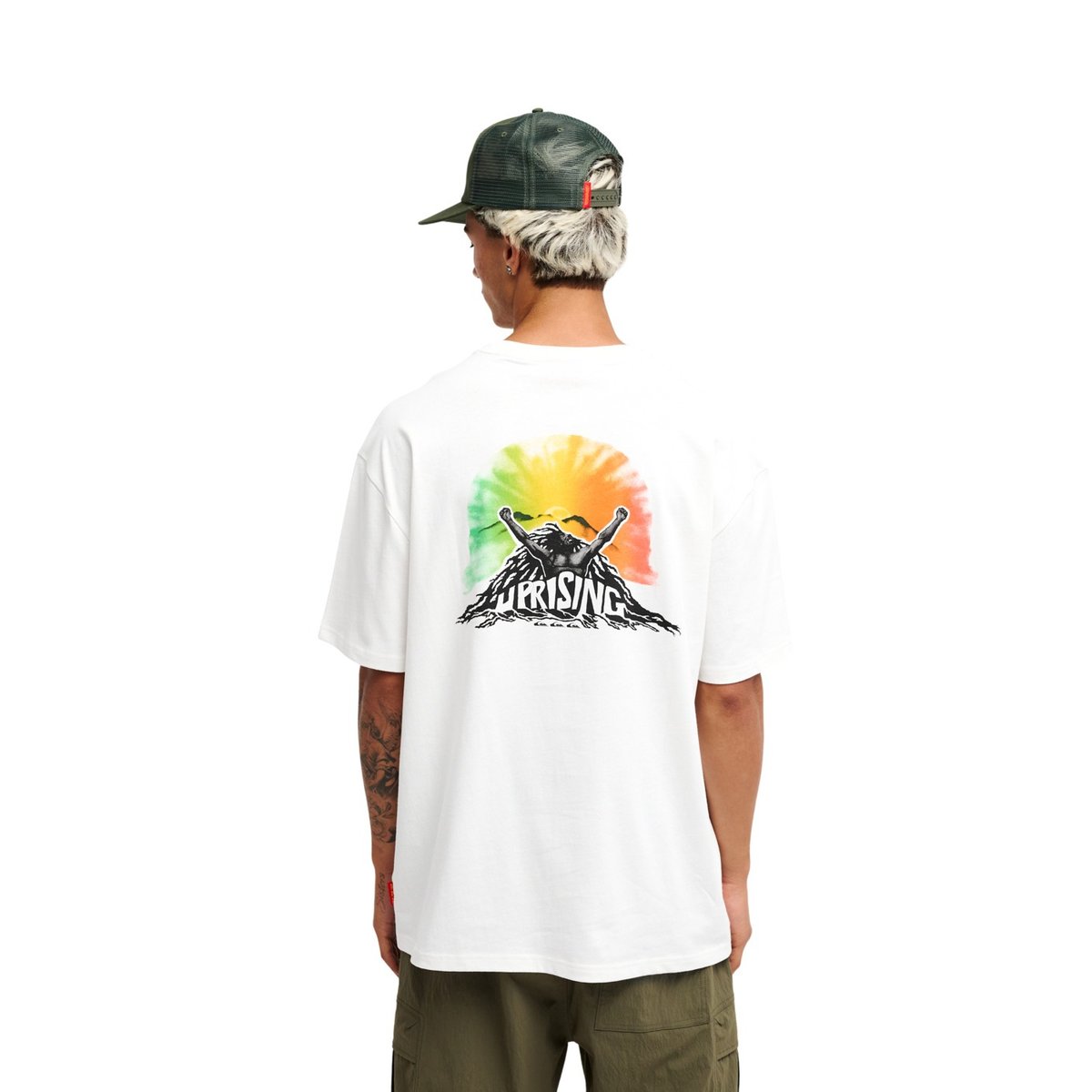 T-Shirt manches courtes BOB MARLEY UPRISING blanc snow white, QUIKSILVER