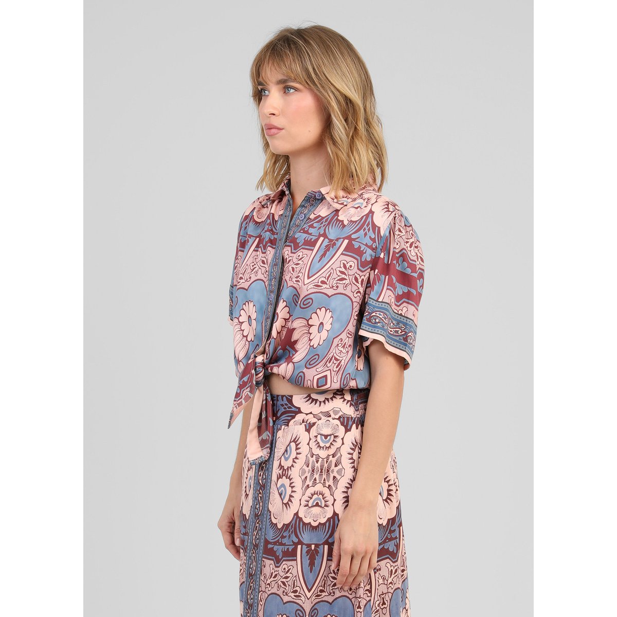Chemise SUZANIE vitali bleu, AN'GE