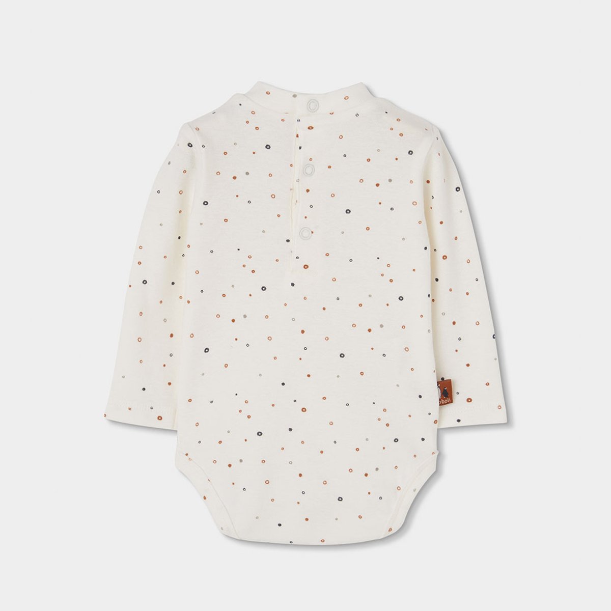 Ensemble bébé fille en maille avec pingouin gris, BOBOLI