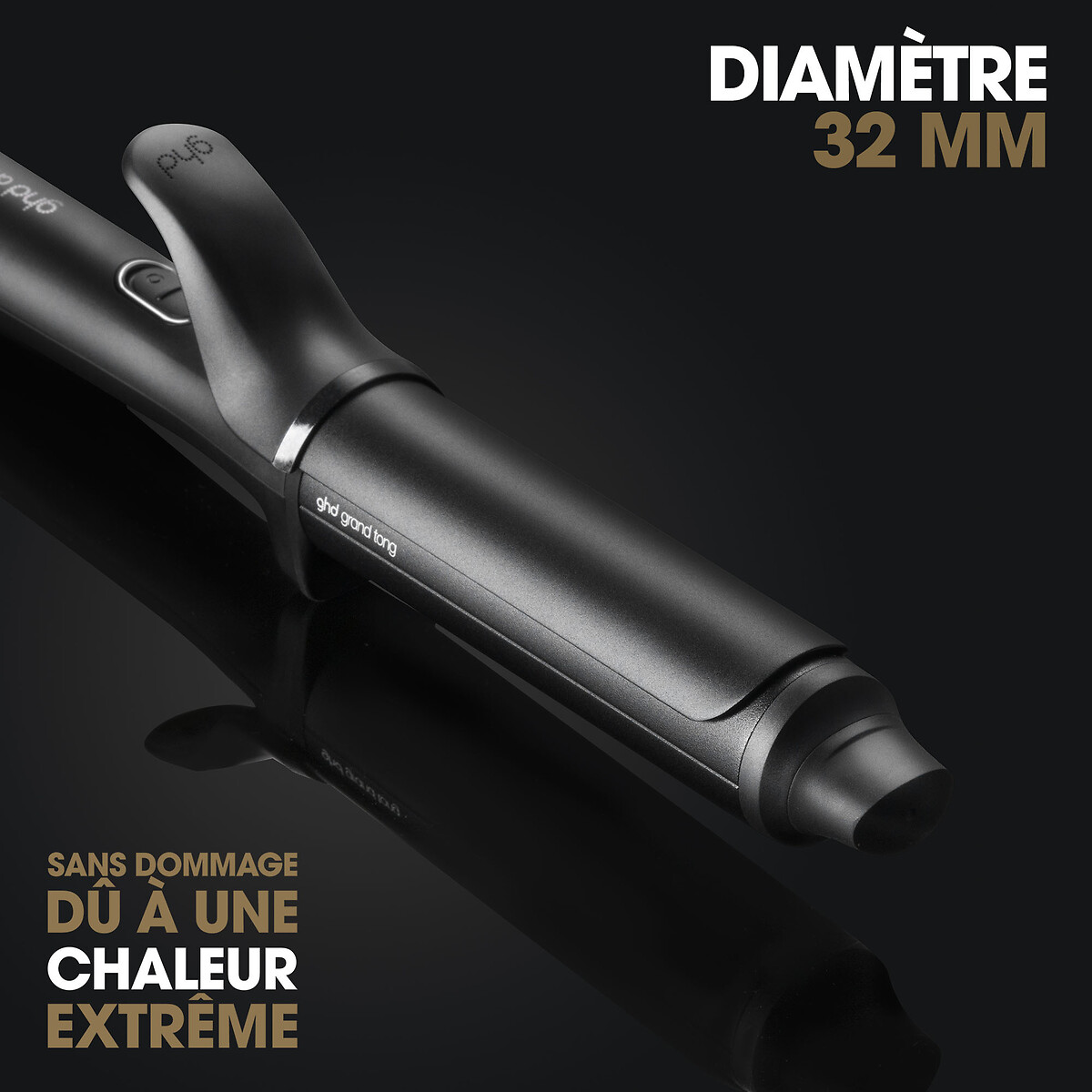 Boucleur Chronos Curve Grand Tong noir, GHD