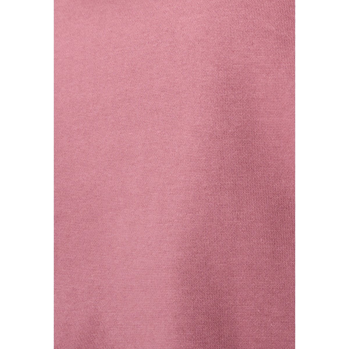 Sweat-shirt en molleton vieux rose, DAMART