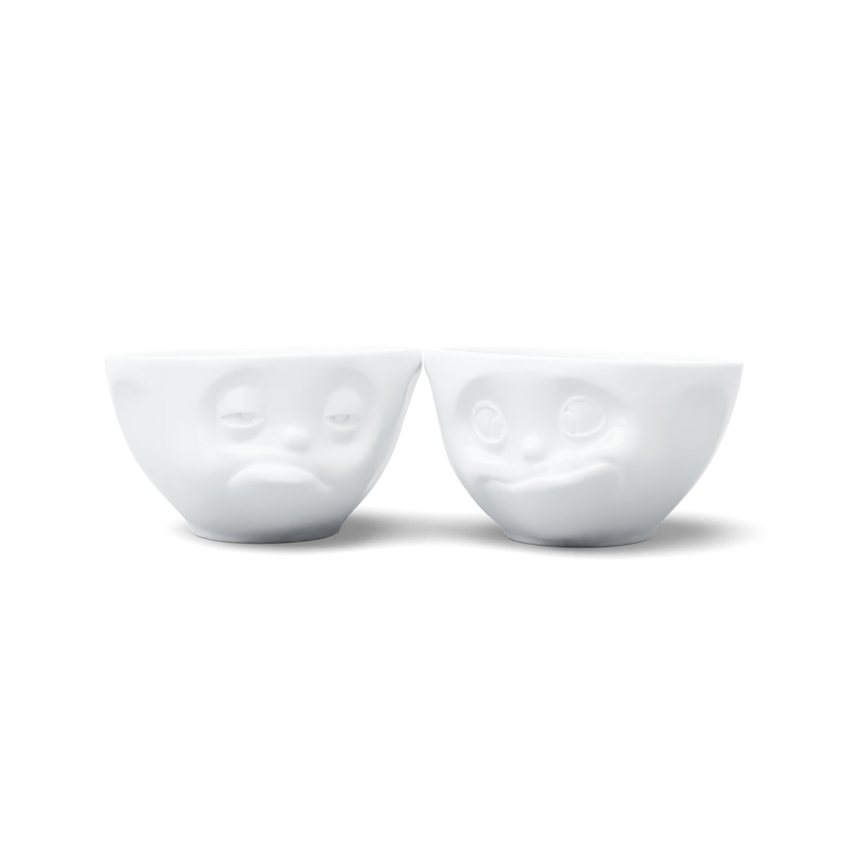 Set de 2 bols en porcelaine Emotion Set délicieux - somnolent, TASSEN