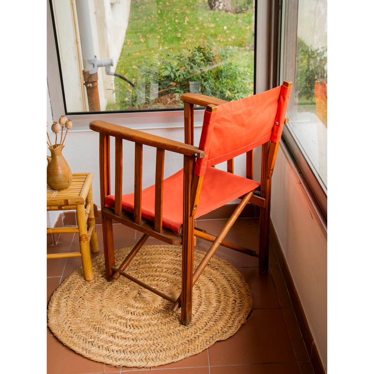 Fauteuil de lecture et de détente Ernest N°1622 - Bon état rouge, DEBONGOUT