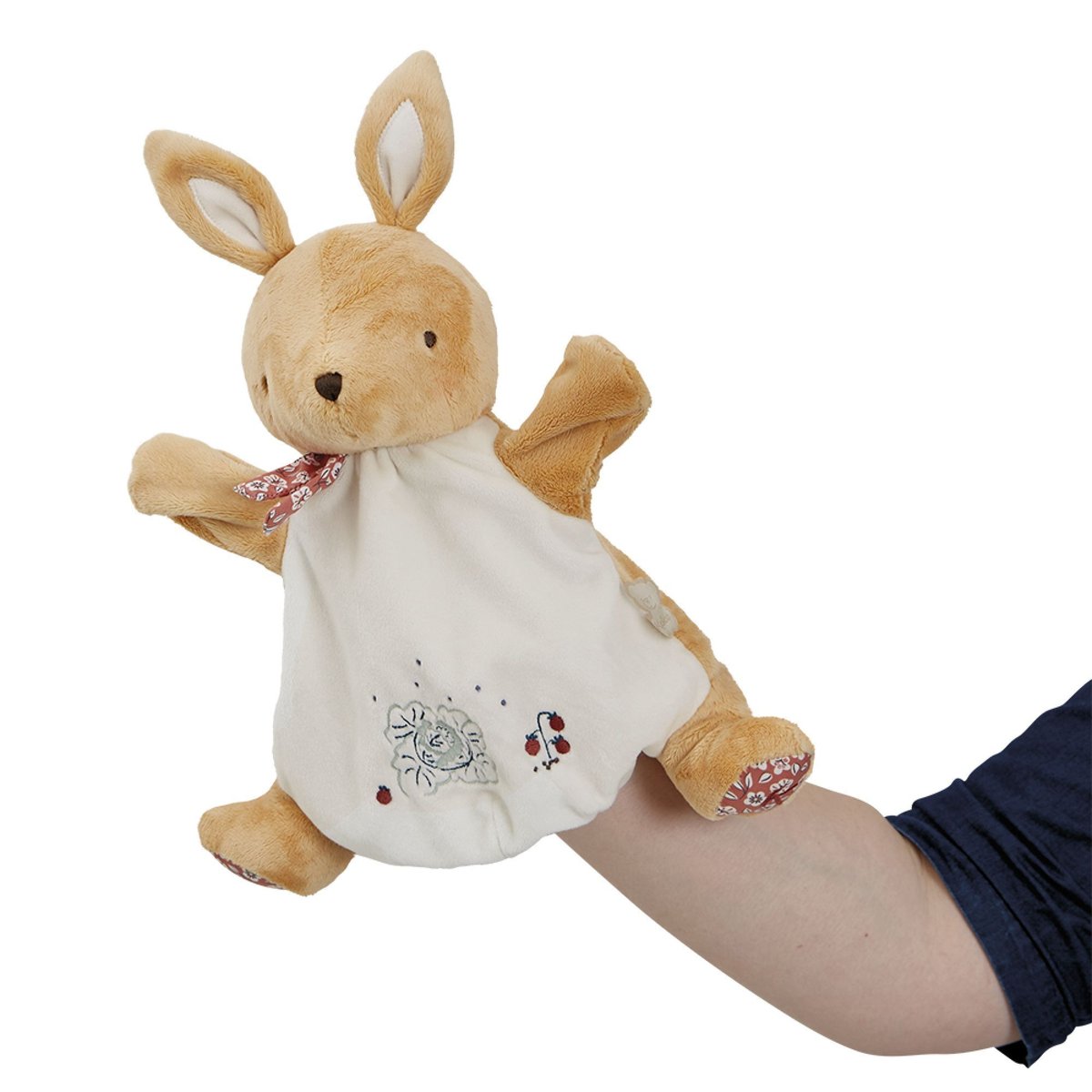 Doudou marionnette Petit 24 cm marron, KALOO