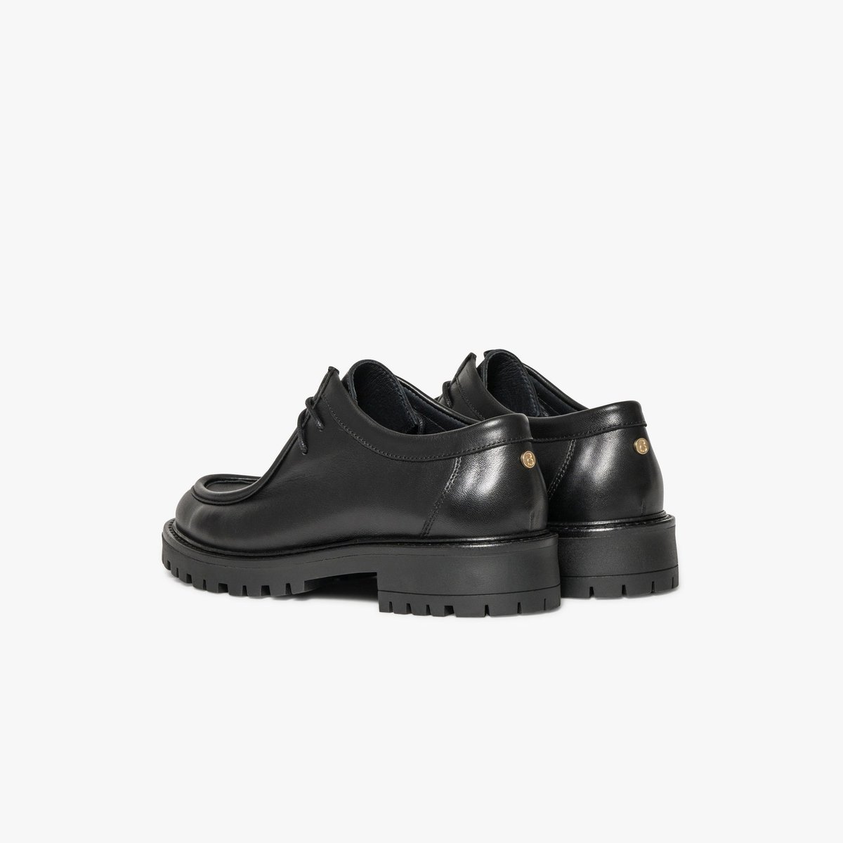 Derby en cuir CALLIOPE noir, BOCAGE