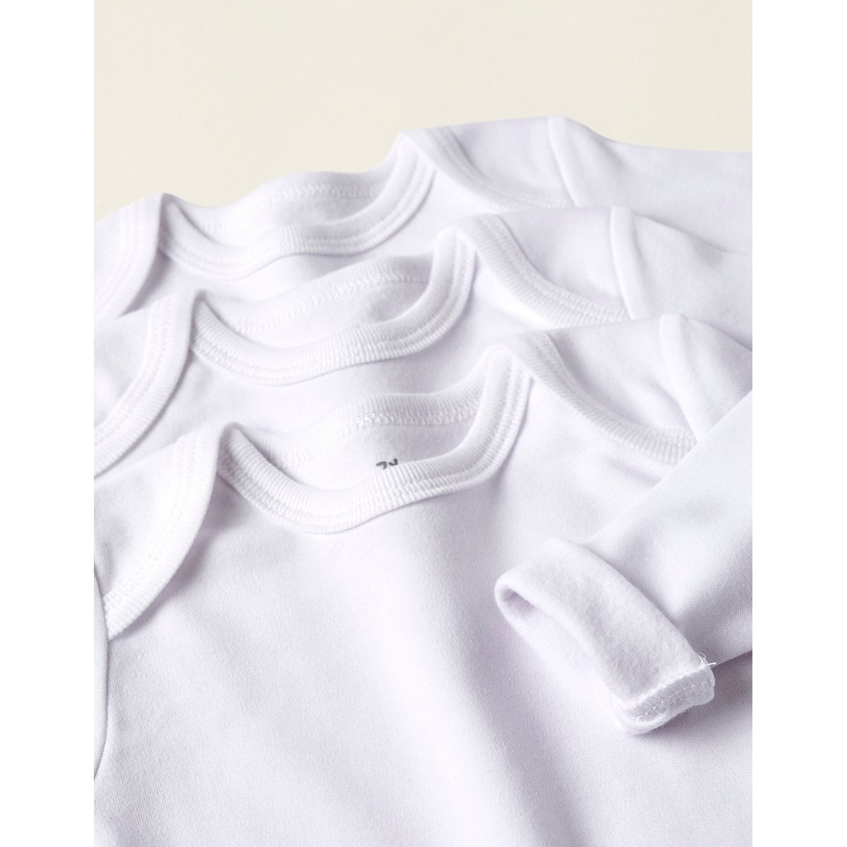 Pack 3 Maillots de Corps blanc, ZIPPY