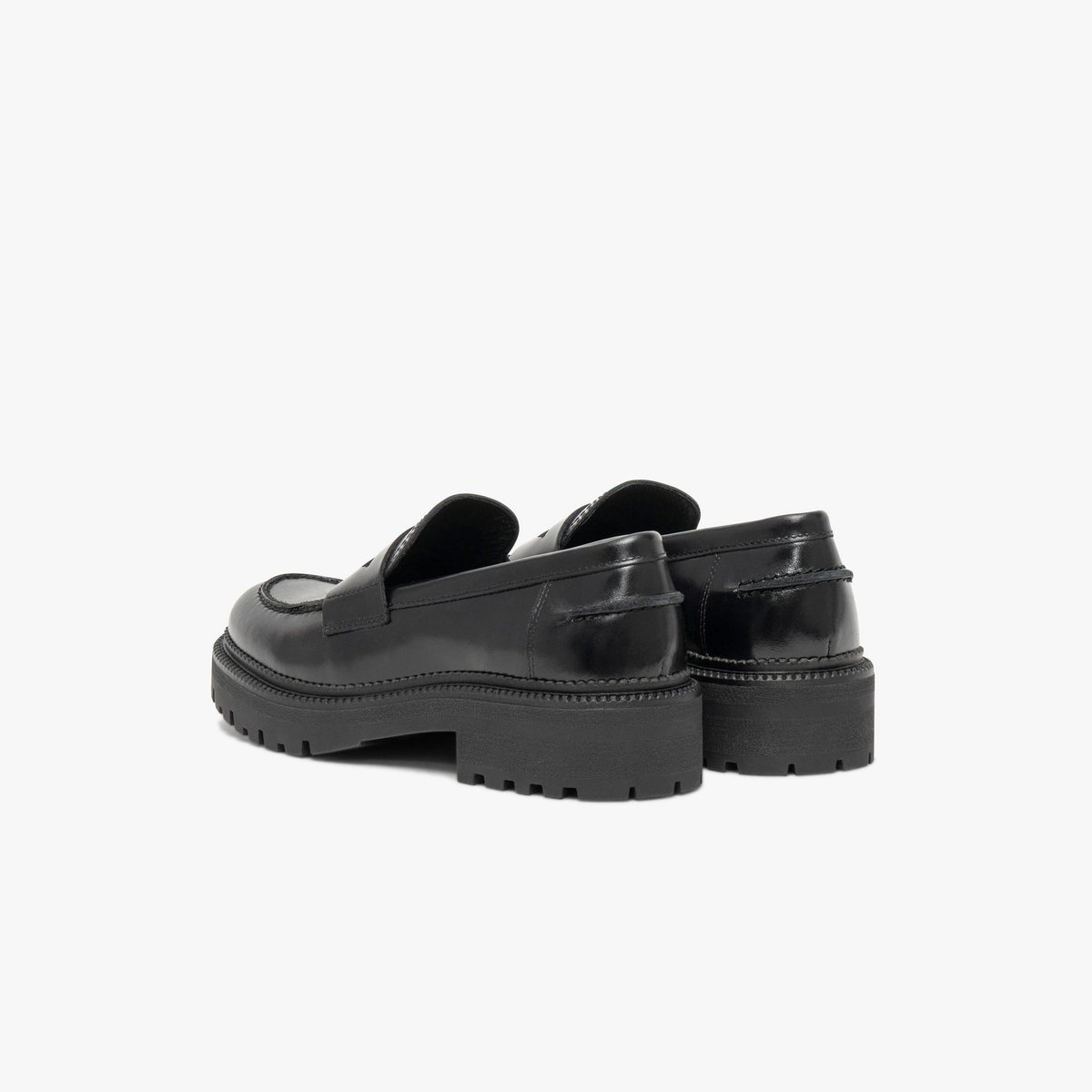 Mocassin en cuir AMALIA noir, BOCAGE