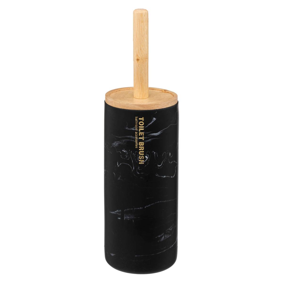 Brosse WC LÉA noir, 5FIVE SIMPLY SMART