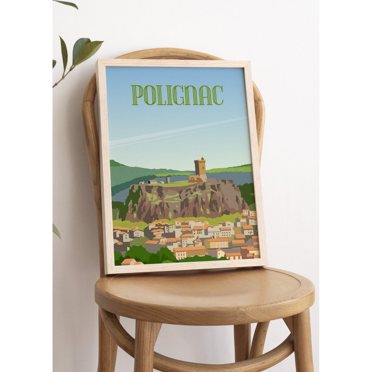 Affiche ville de Polignac blanc, L'AFFICHERIE