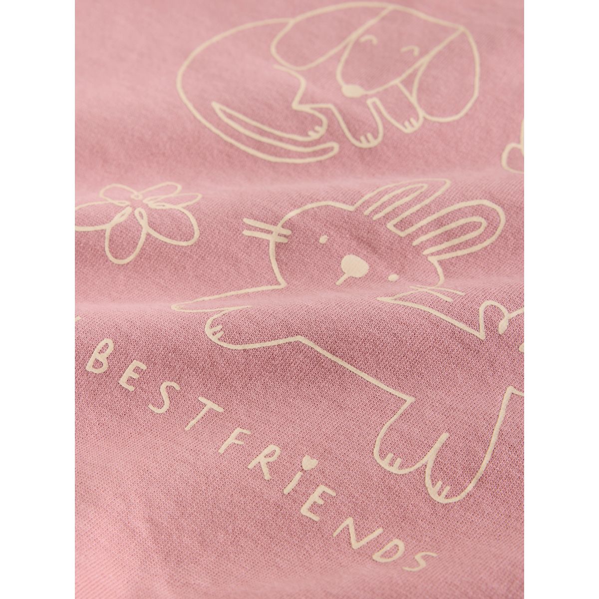 Ensemble legging évasé et sweat animaux roses à motifs, NEXT