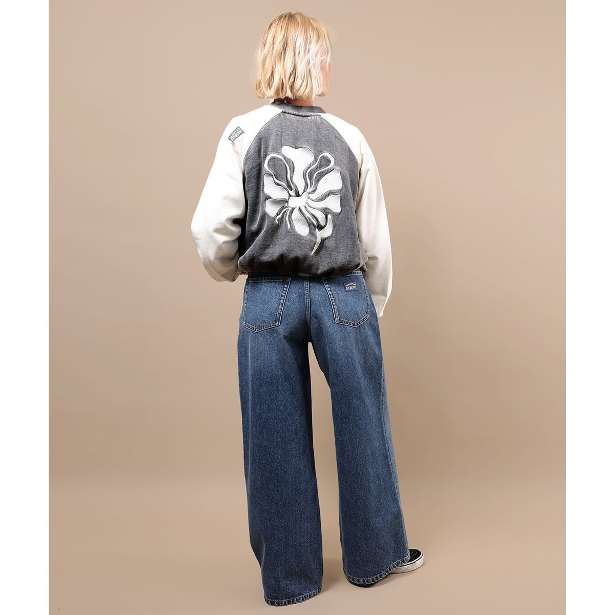 Sweat zippé WARPEDFLO pewter, OXBOW
