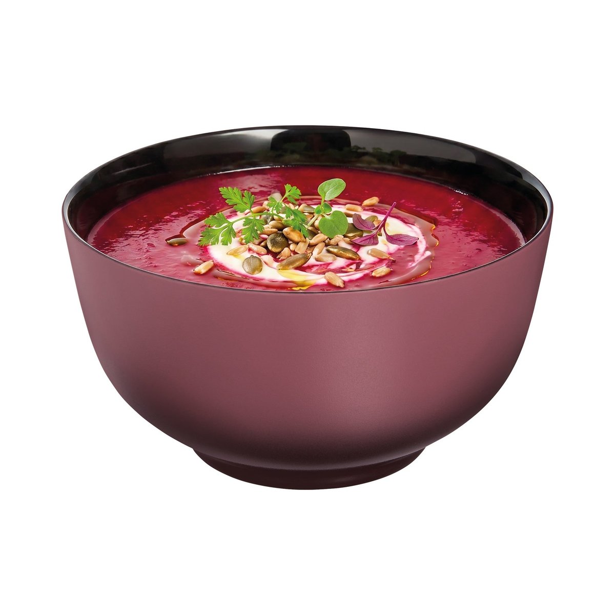 6 bols couleur figue 75 cl -MOKA DÉLICE violet, LUMINARC