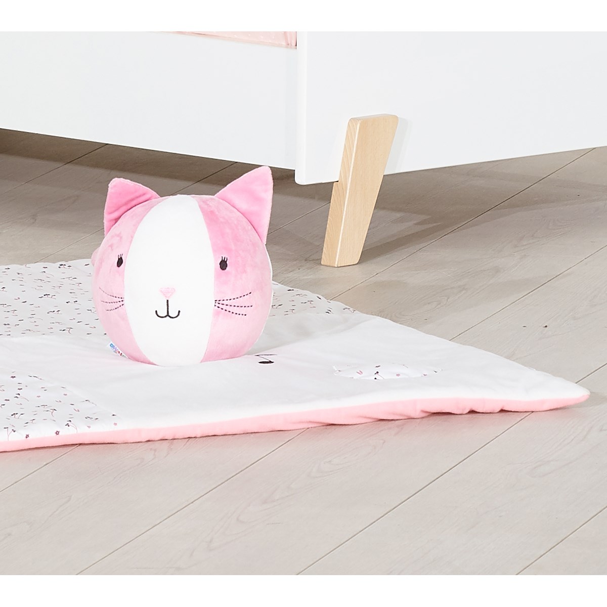 Balle d'activités en polyester rose, BABY PRICE