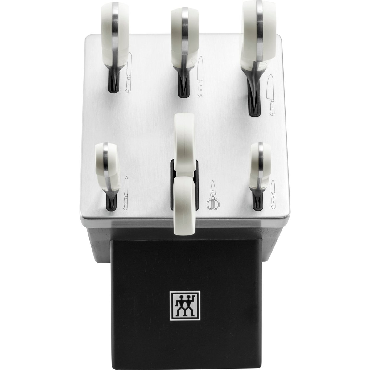 Bloc de couteaux, Sharpblock, 7 pcs, Pro Le Blanc argent, ZWILLING