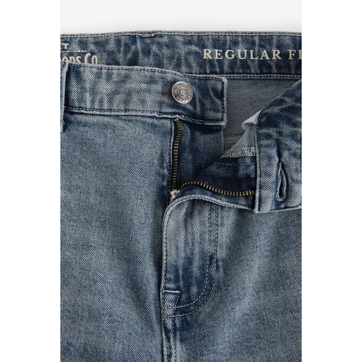 Jean fuselé délavé style vintage bleu ardoise, NEXT