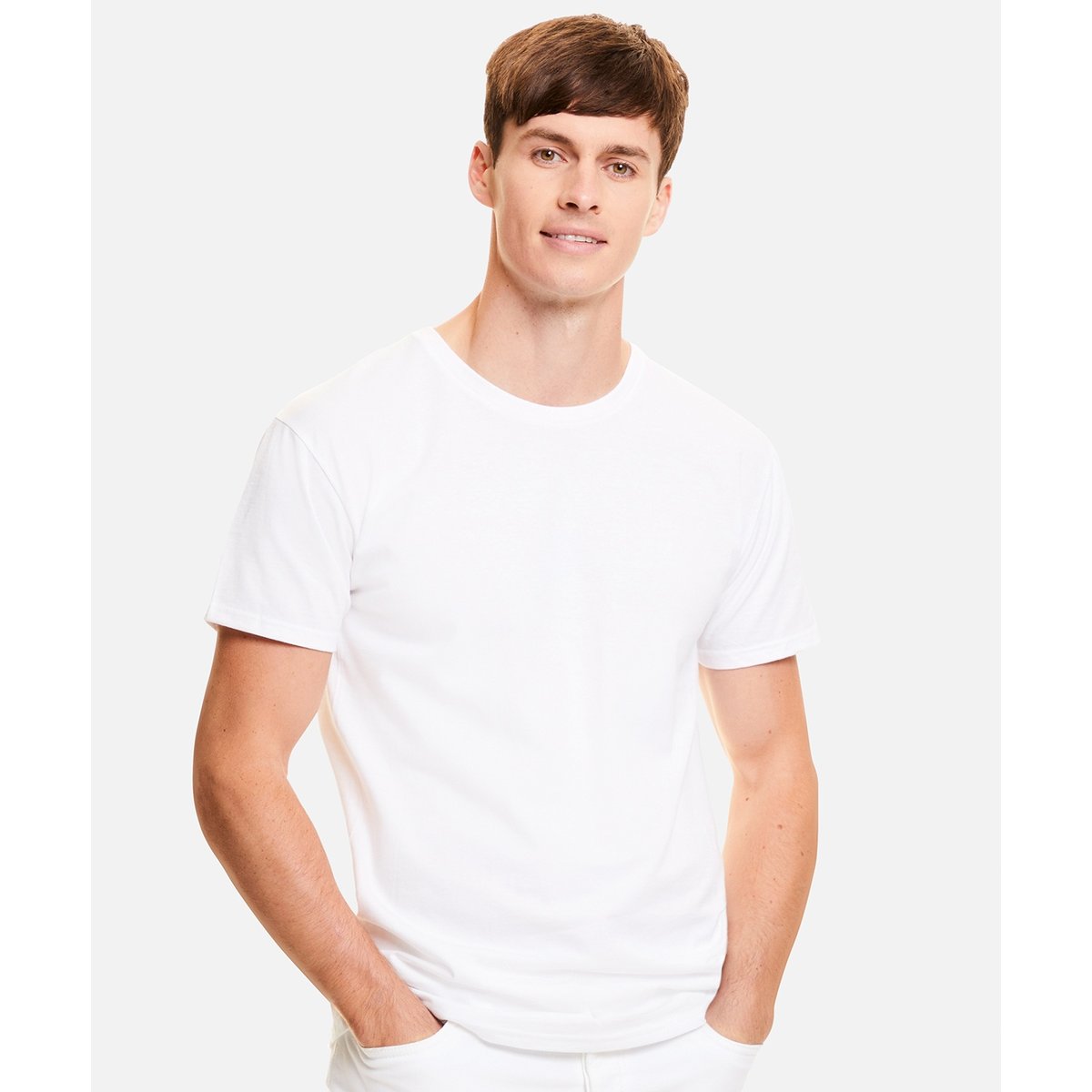 Polo blanc, FRUIT OF THE LOOM