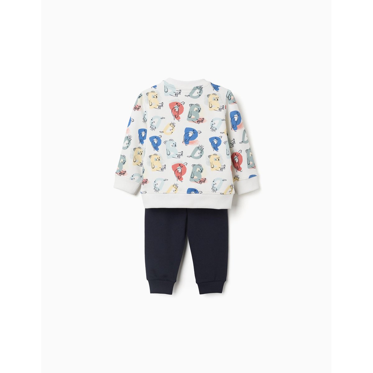 Ensemble de jogging avec lettres imprimées blanc, ZIPPY