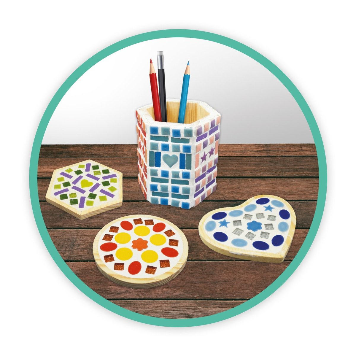 DIY Mosaïque blanc, BUKI FRANCE