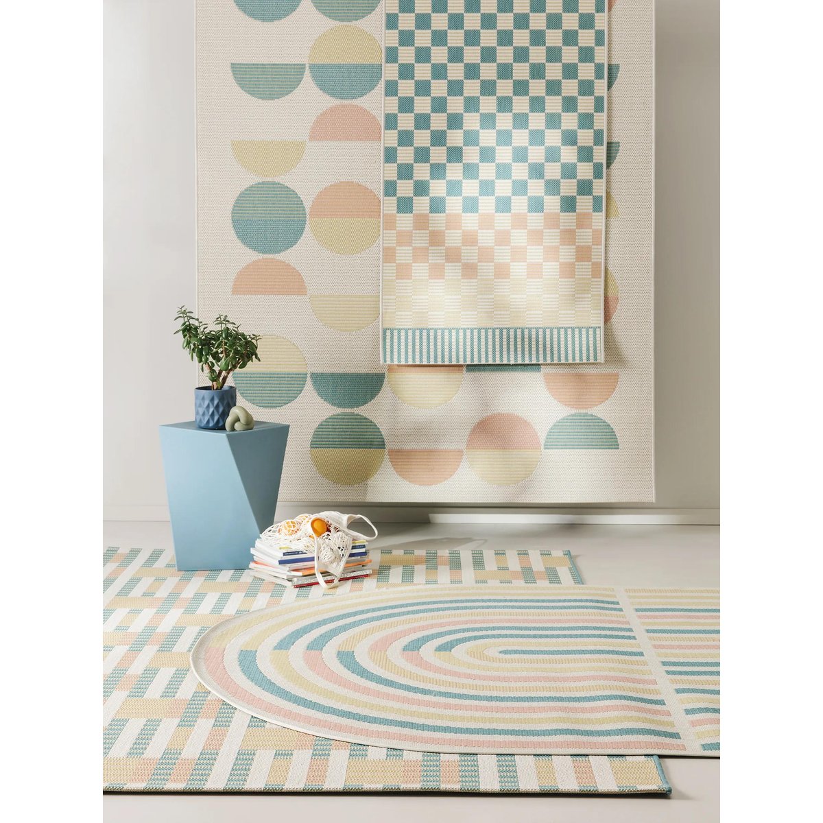 Tapis de couloir d'extérieur & intérieur CANDY multicouleur, BENUTA 