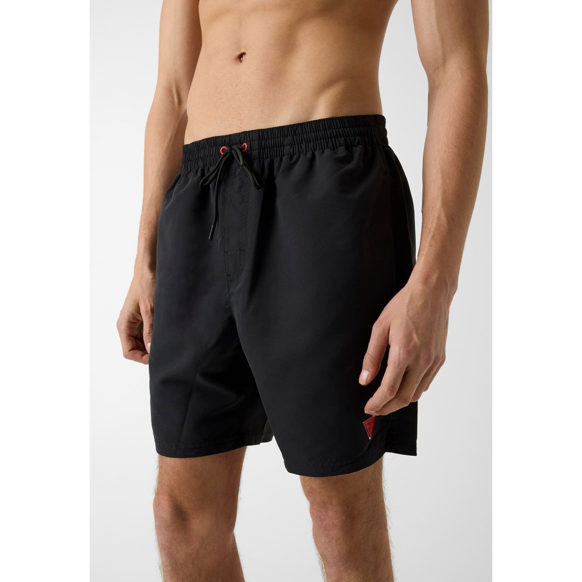 Shorts De Bain À Coupe Régulière noir, GUESS