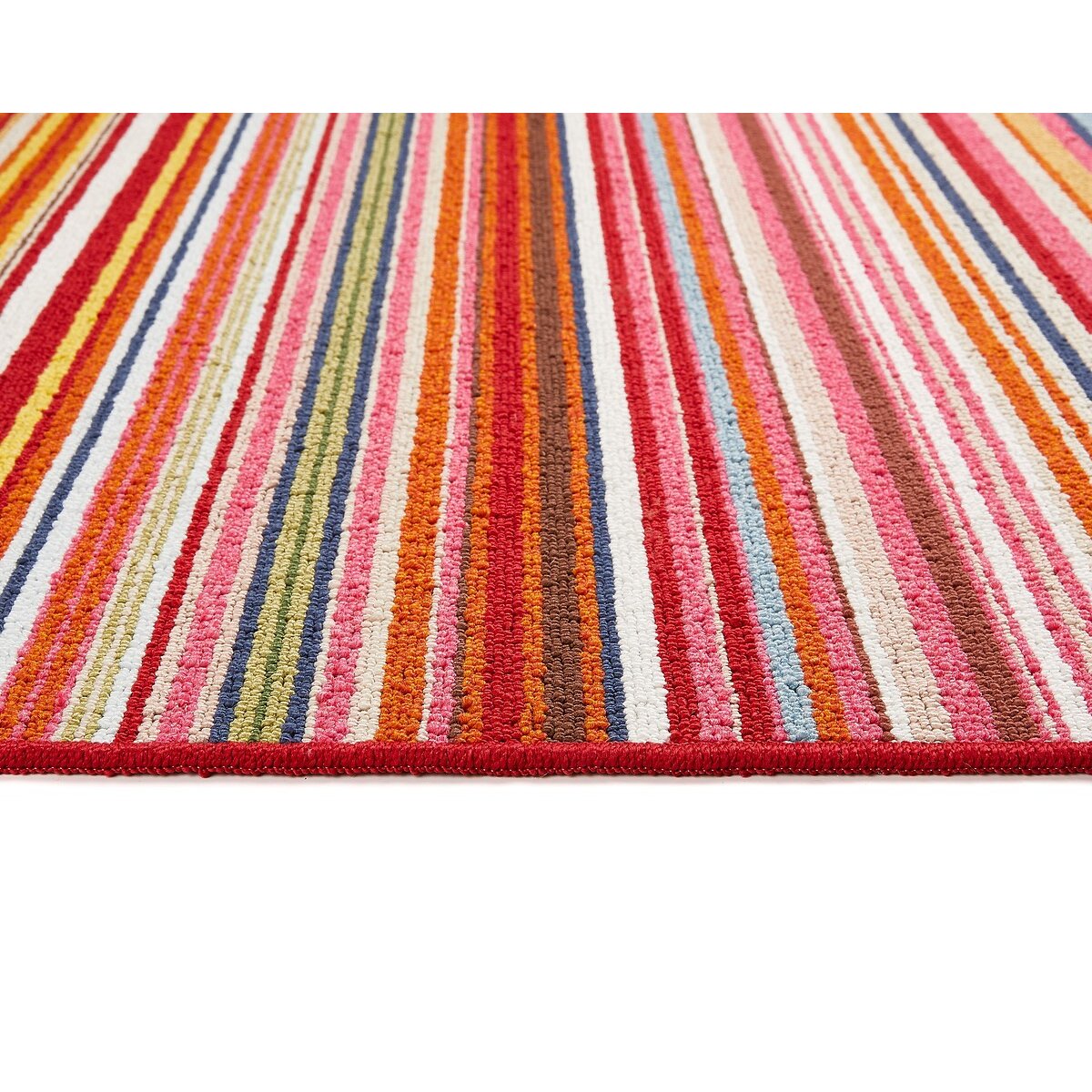 My Stain Resistant Candy Multi Bright Stripe Runner Mat red/pink, MY MAT