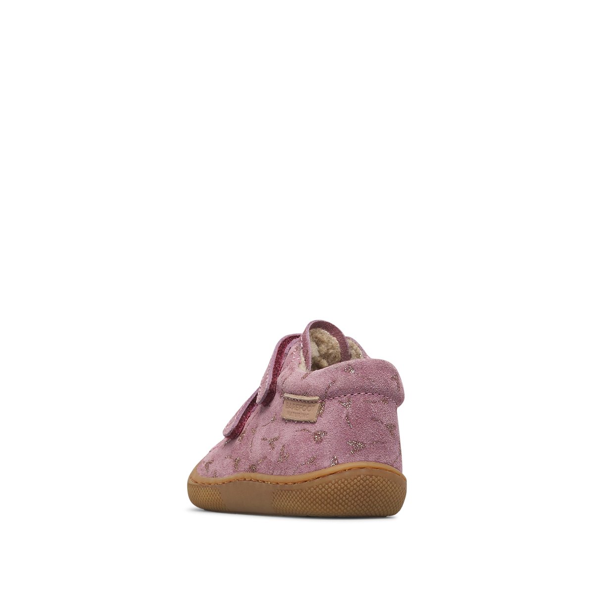 Chaussures barefoot en cuir et en daim BAREFOOT AMUR VL magnolia-platine, NATURINO