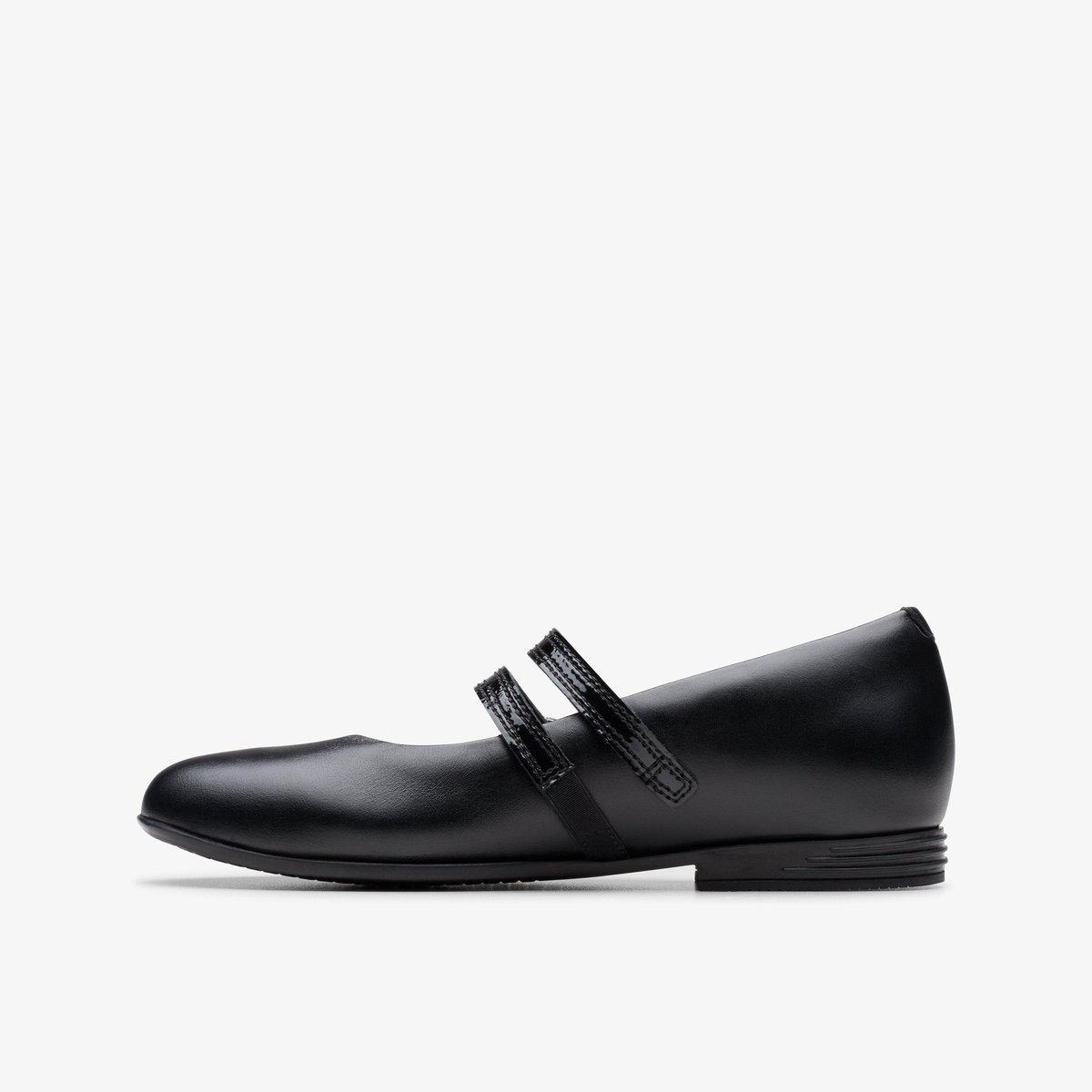 Ballerines Cuir cireux FINJA BAR O noir, CLARKS