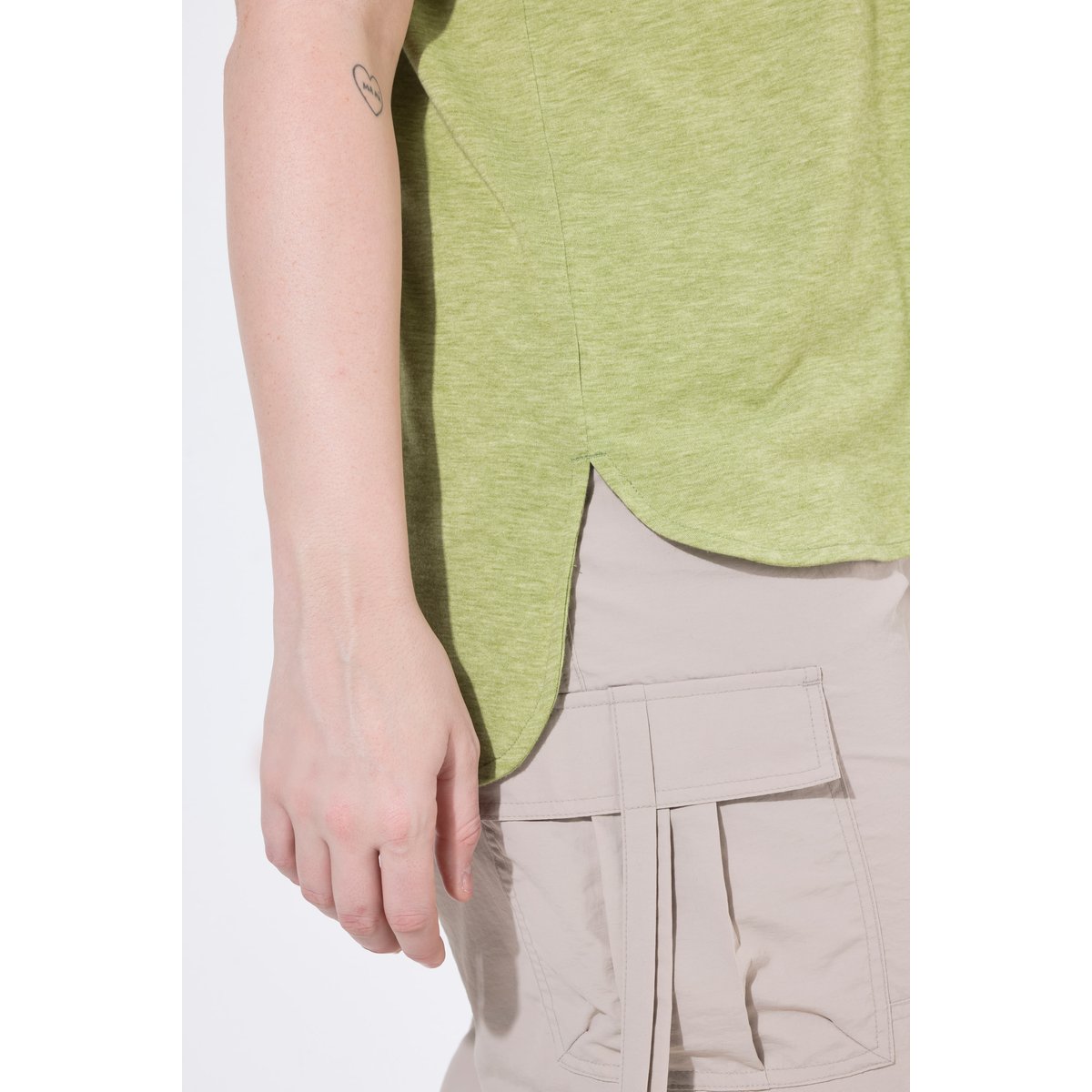 T-shirt olive clair, ULLA POPKEN
