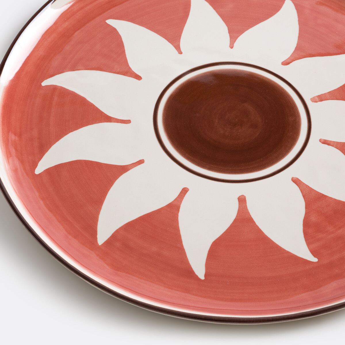 Plat de service rond en grès, Montesol multicolore, LA REDOUTE INTERIEURS