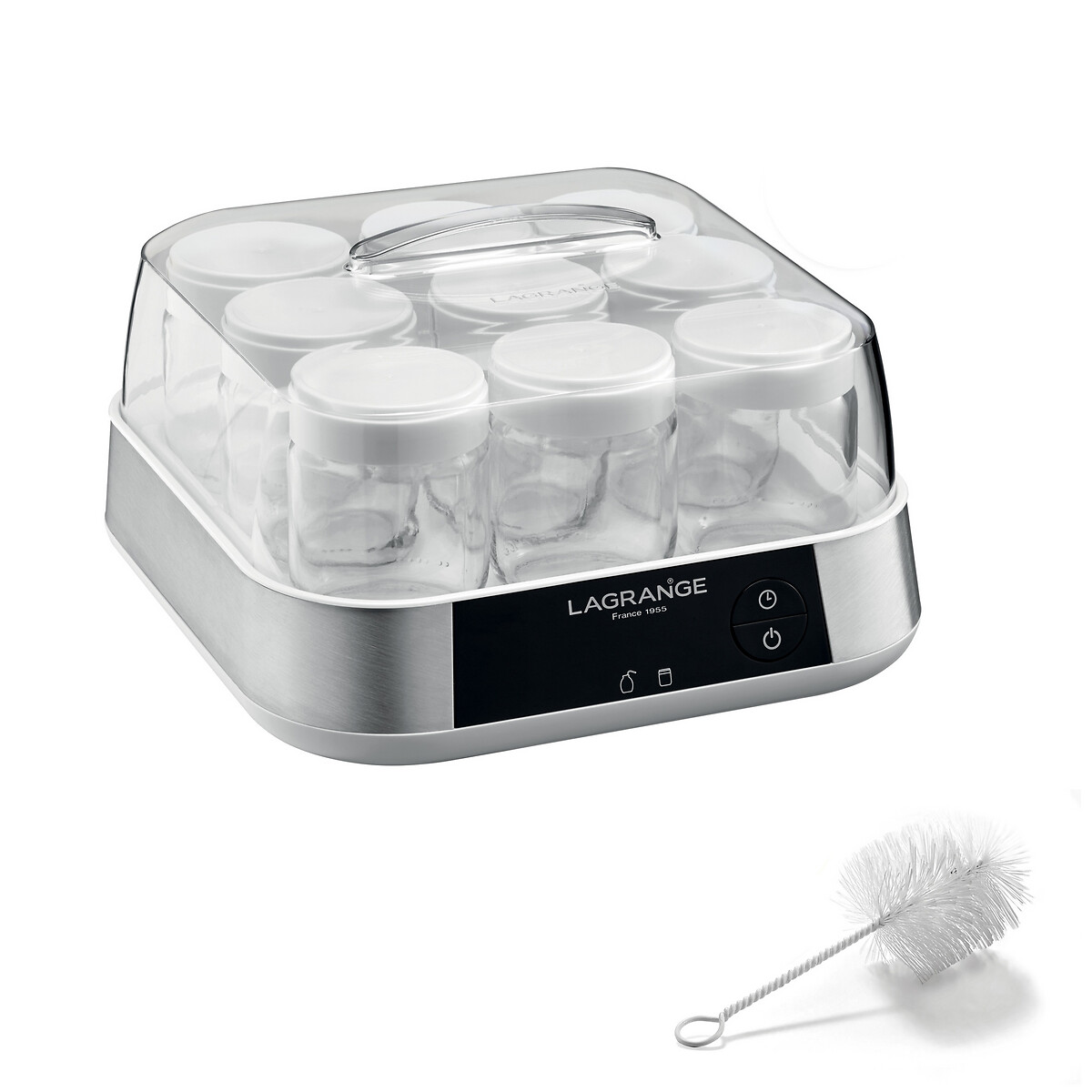 Yoghurtmaker Lijn met borstel 459 002 roestvrij, LAGRANGE