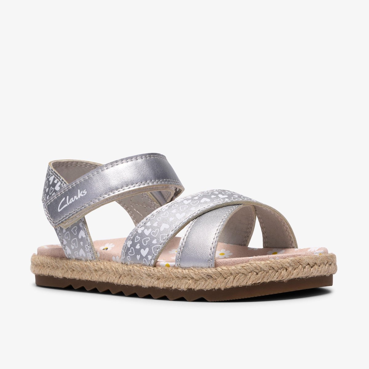 Sandales Synthétique BROOKE SUN K blanc, CLARKS