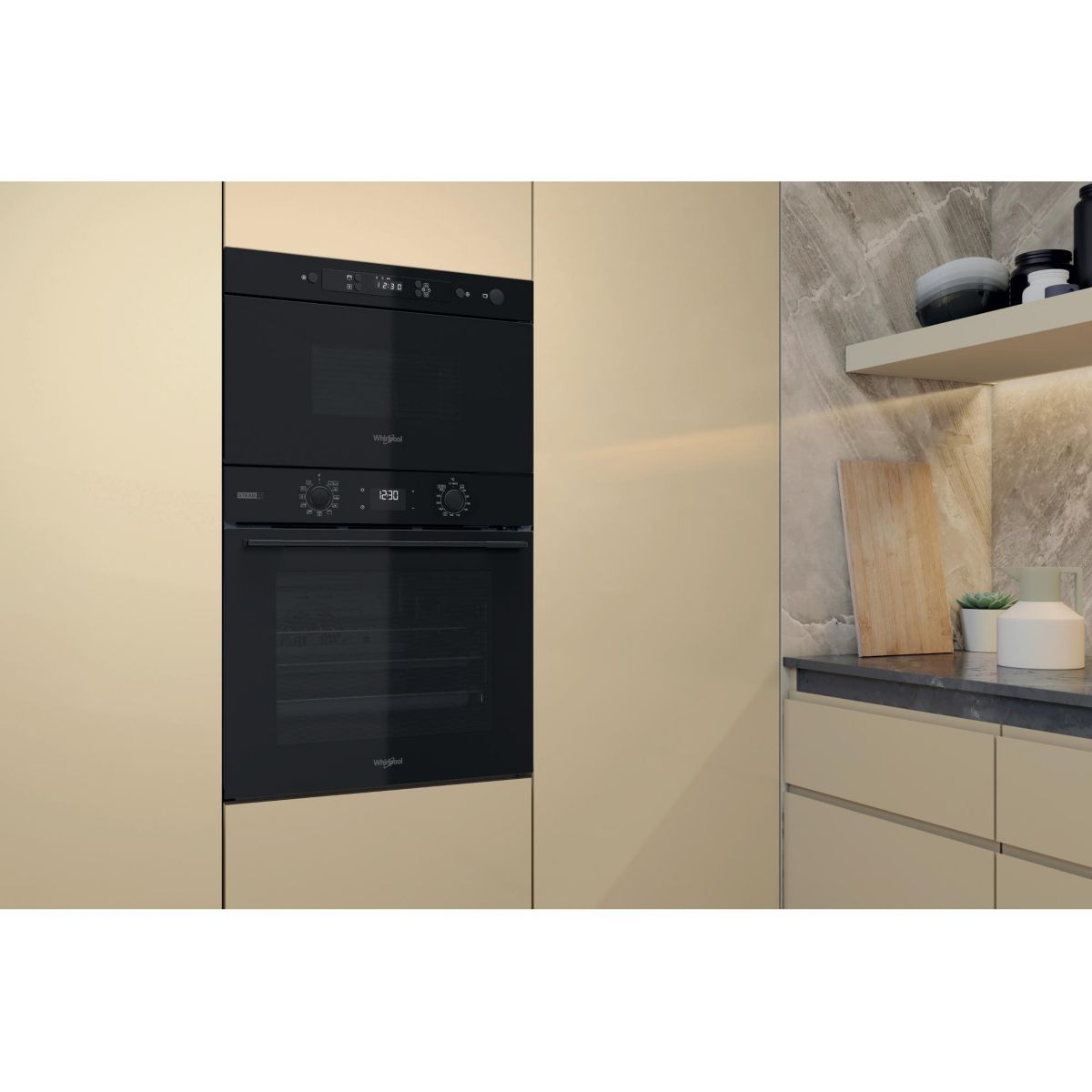Micro ondes encastrable MBNA990B noir, WHIRLPOOL