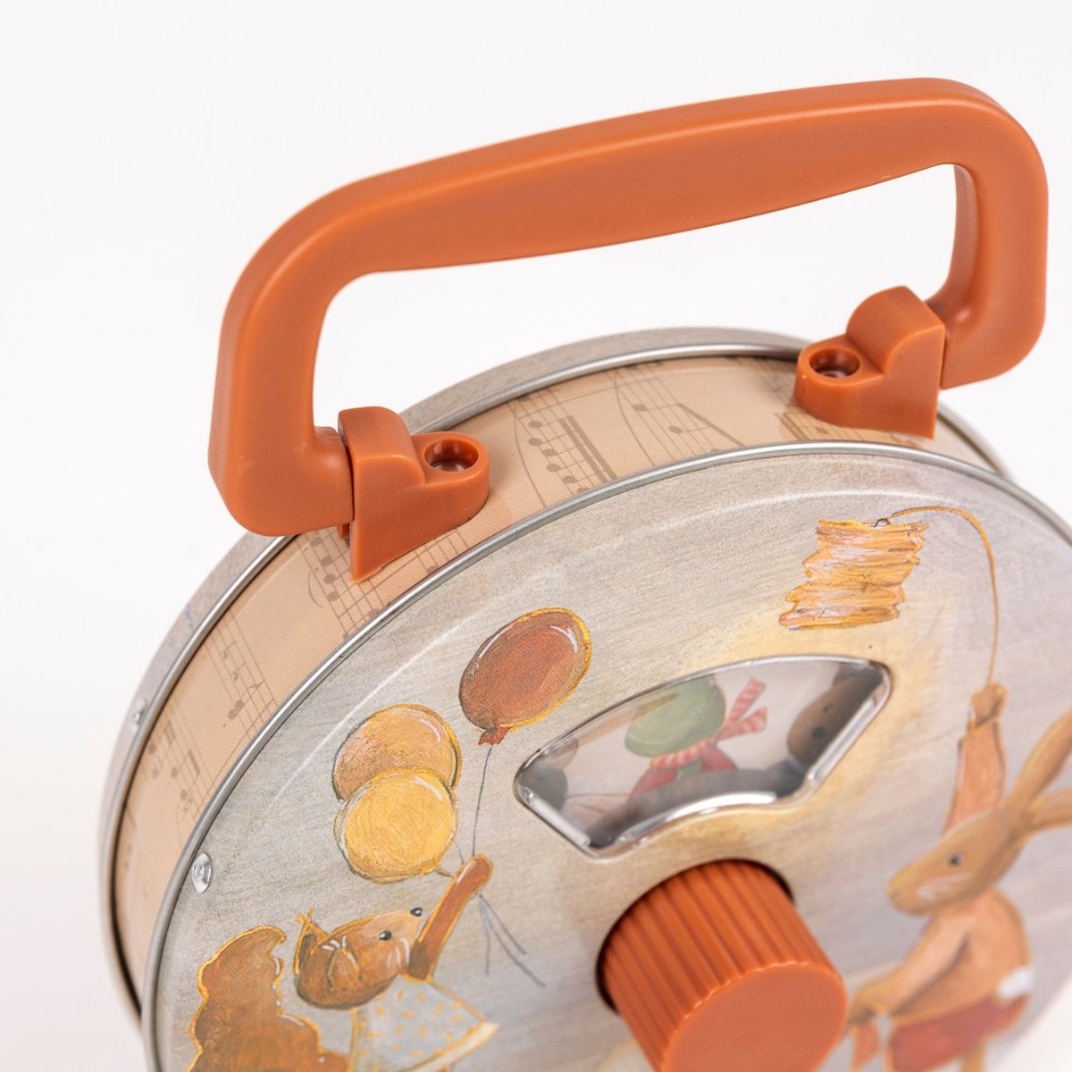 Boîte à musique gris, orange, beige, EGMONT TOYS