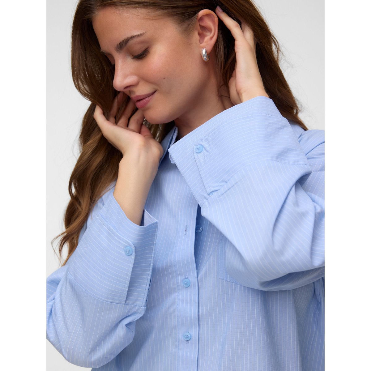 Chemise cashmere blue, VERO MODA