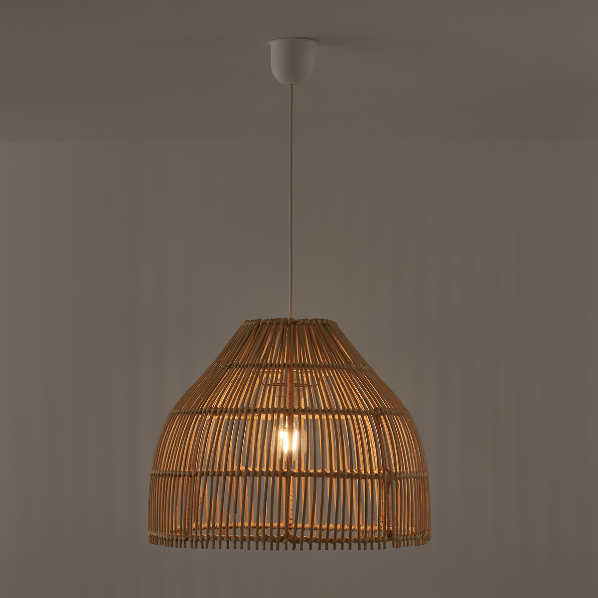 Hängeleuchte aus Rattan, Durchmesser 42 cm, DANKIA natur, LA REDOUTE INTERIEURS