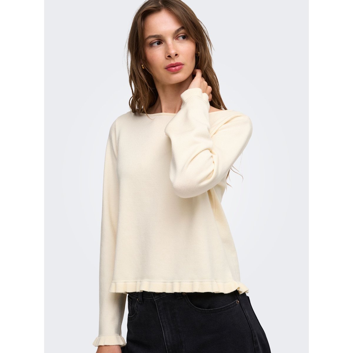 Pull En Maille birch 1, ONLY
