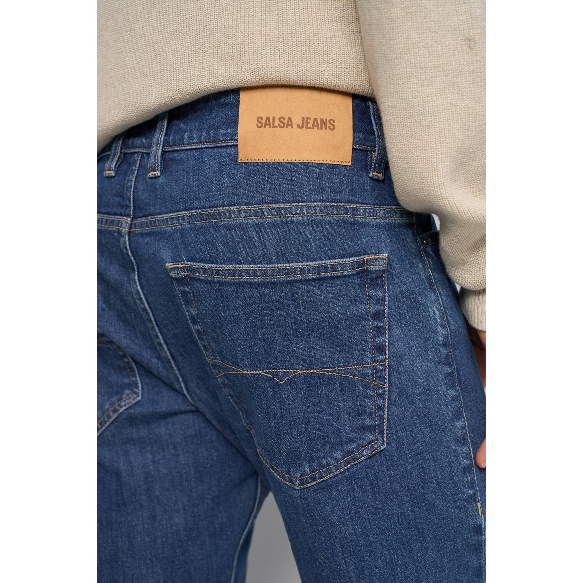 JEAN REGULAR FIT bleu foncé, SALSA JEANS