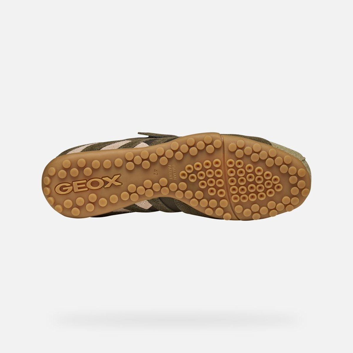 Baskets U SNAKE vert sauge/vert militaire, GEOX