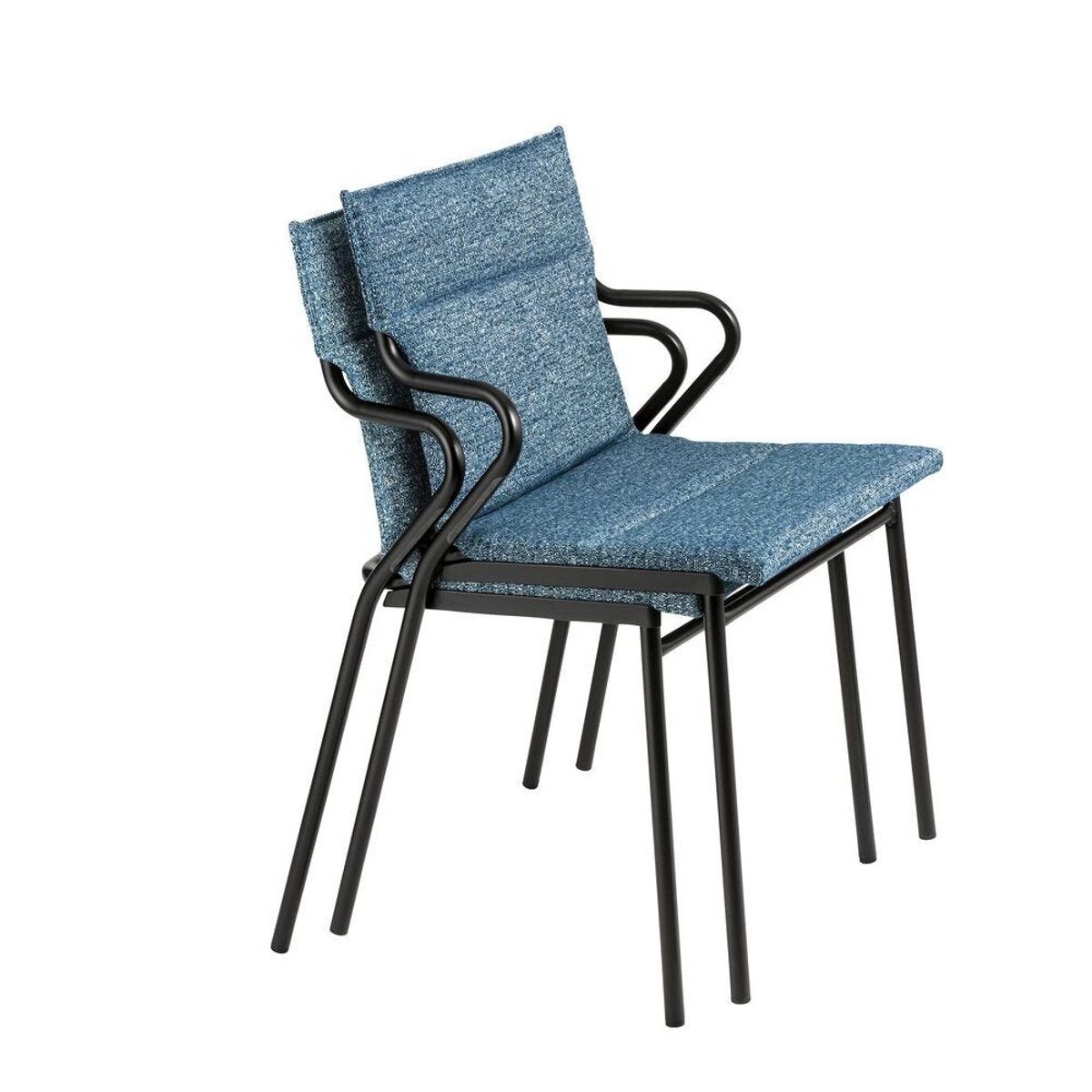 Fauteuil de repas matelassé - ANCÔNE cobalt, LAFUMA MOBILIER