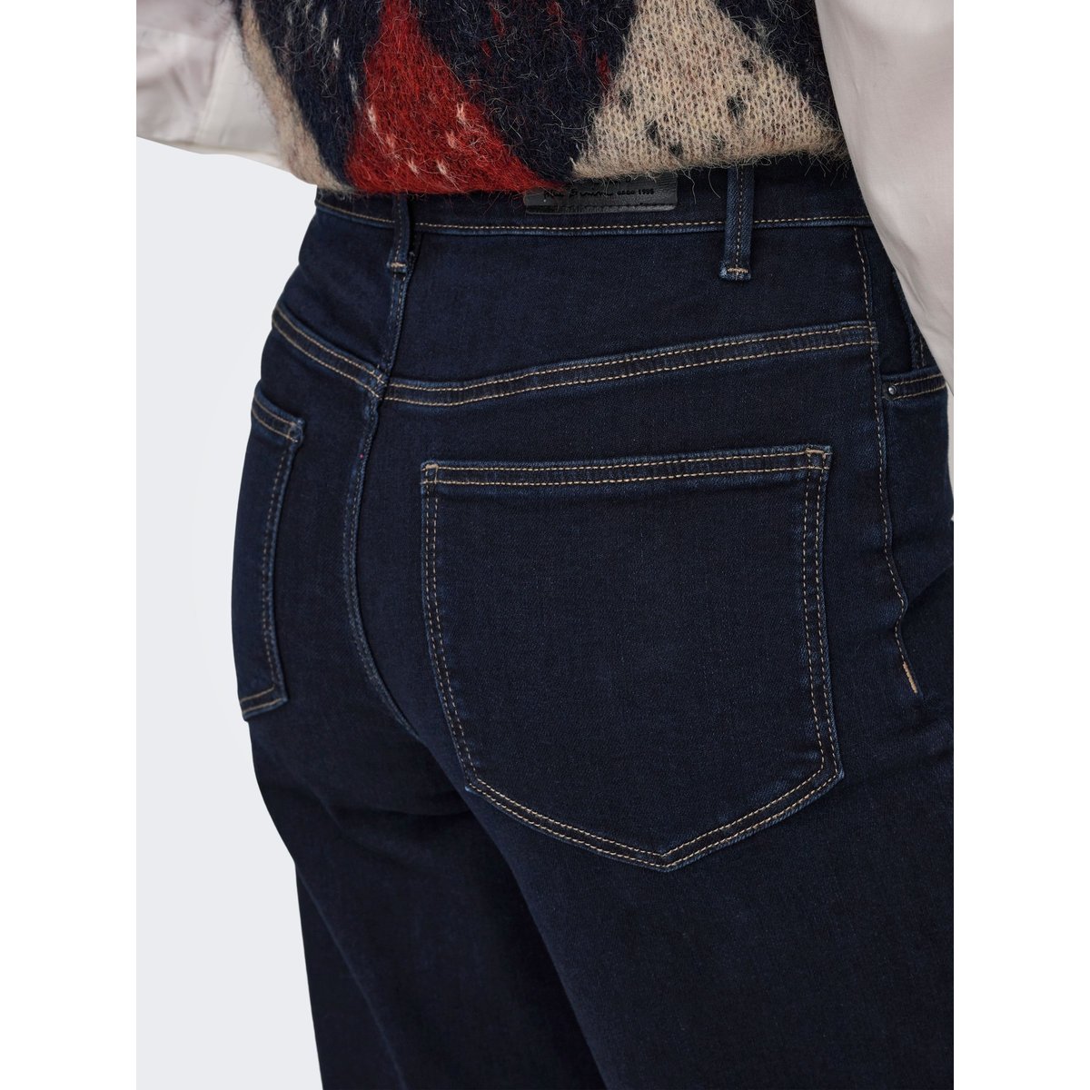 Jean À Jambe Large dark blue denim, ONLY
