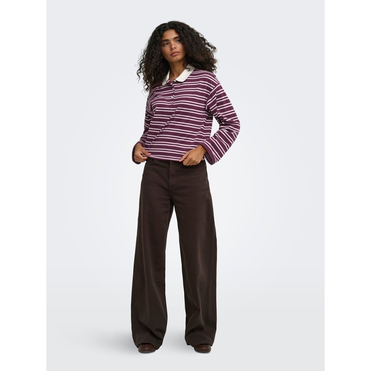 Polo violette - fig, ONLY