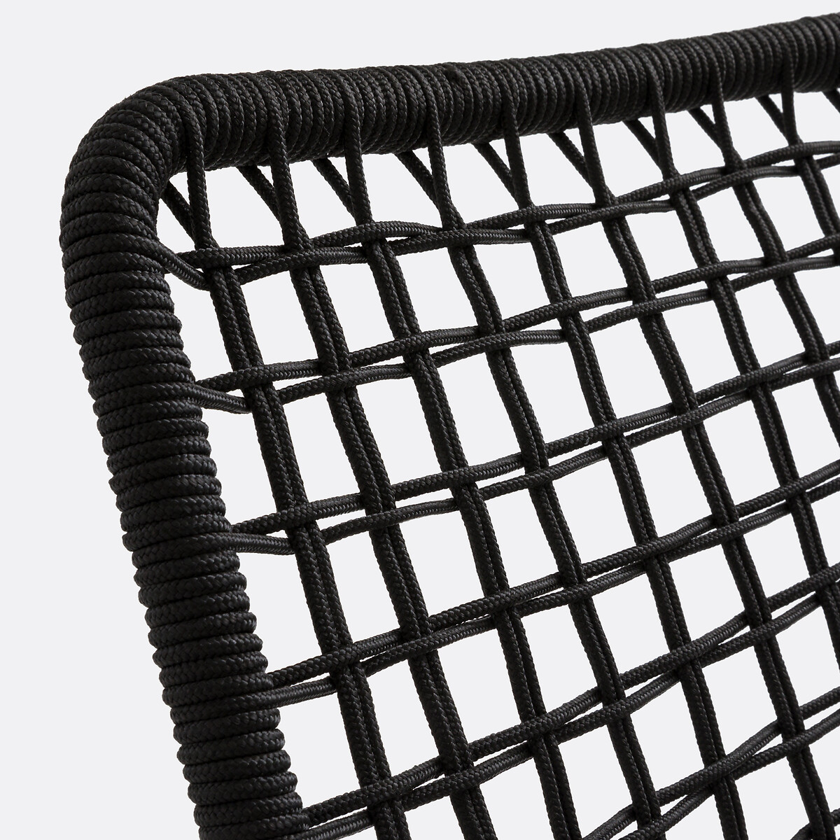 Masix Woven Cord Low Garden Chair black, LA REDOUTE INTERIEURS
