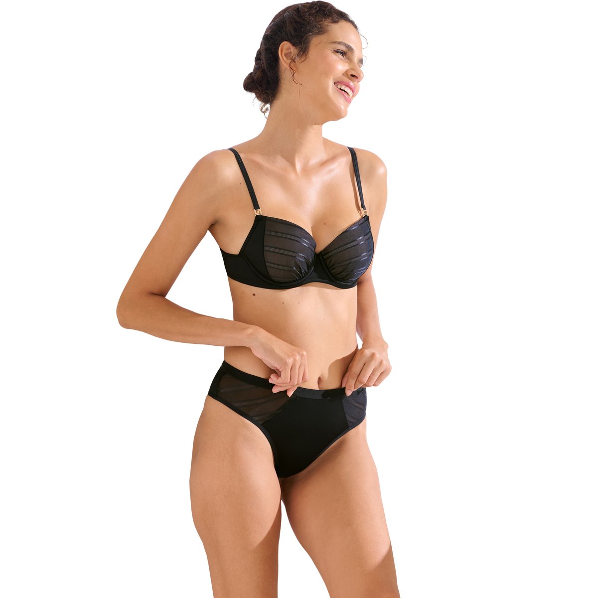Soutien-gorge préformé PRINCESS noir, LISCA