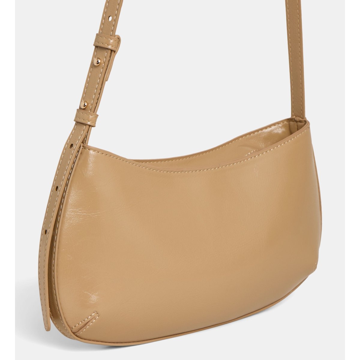 Sac à main coline vernis taupe, GALERIES LAFAYETTE