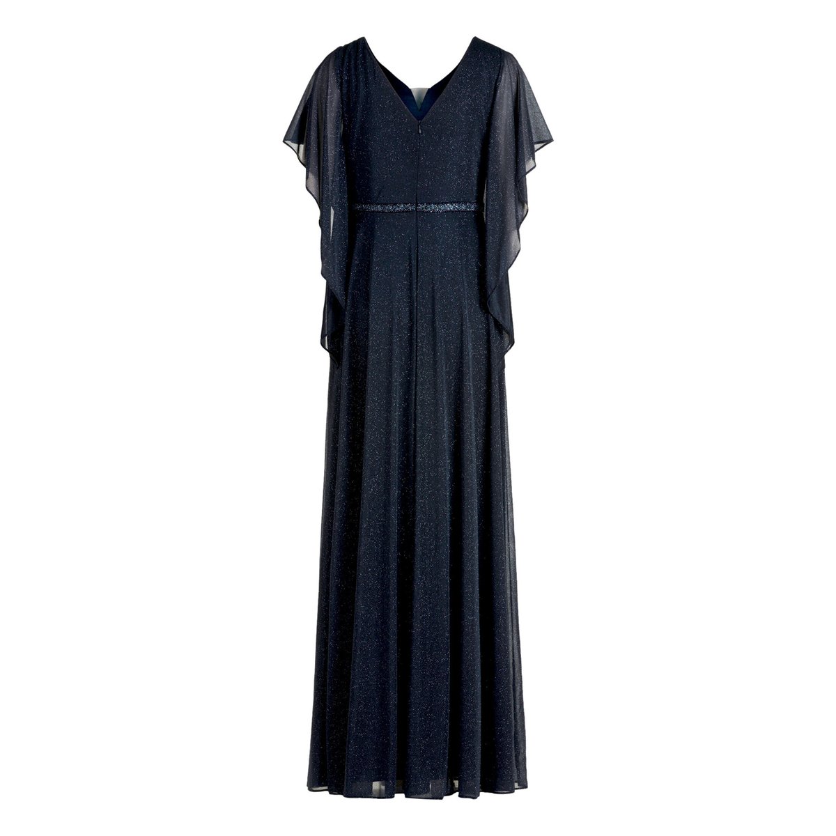 Robe de soirée au look scintillant bleu foncé/gris, VERA MONT