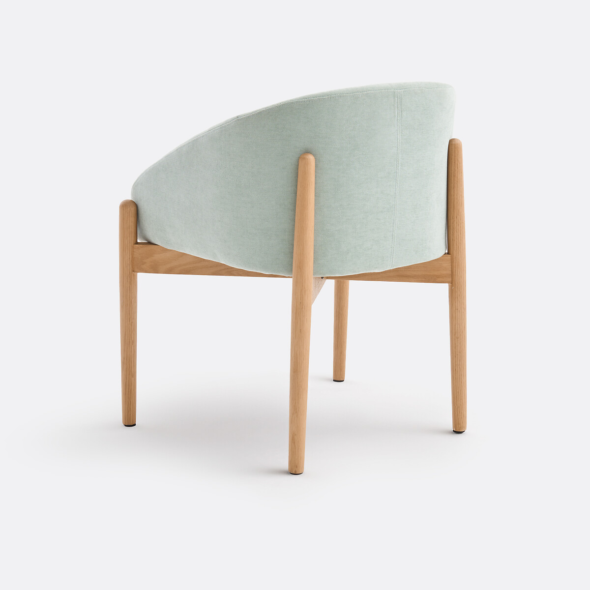 Fauteuil de table en tissu texturé, BECA céladon, LA REDOUTE INTERIEURS
