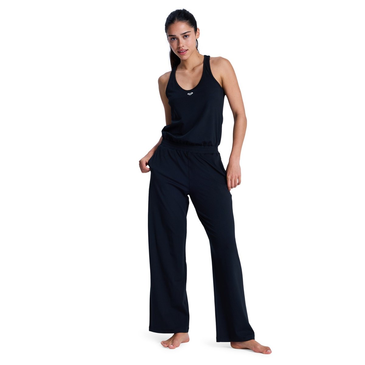 Ensemble d'entraînement une pièce RISE & VIBE. noir anthracite, ROXY