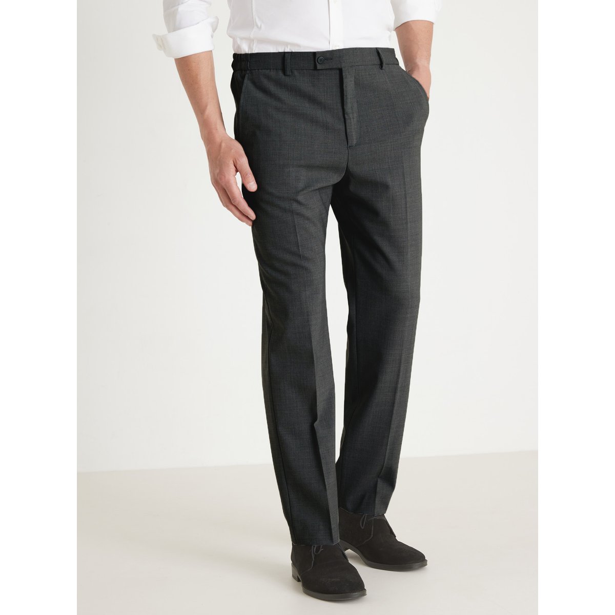 Pantalon ville élastiqué gris, DAXON