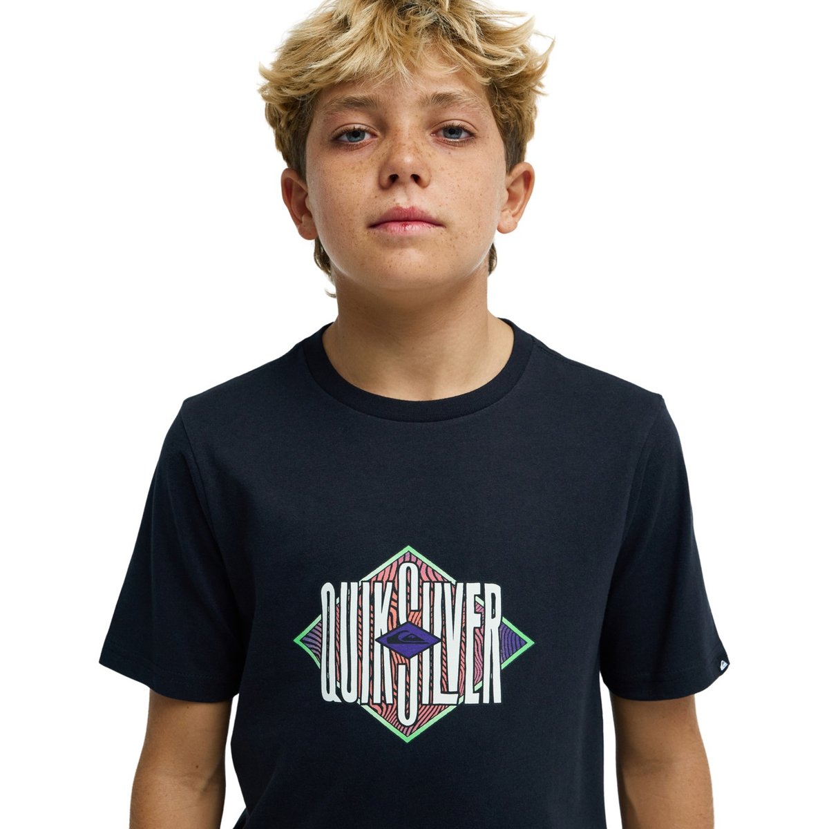 T-Shirt manches courtes LOSANGE noir black, QUIKSILVER